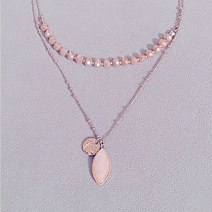 Rose Gold Tone Necklace